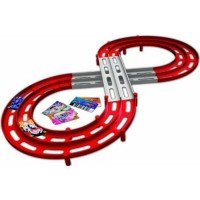 Scan2Go 2-Lane Figure-8 Racing Track Set for Kids – 100 x 210 cm Home Track with Cards & Characters – Toy Race Track for Boys & Girls – Compatible with Scan2Go Cars – NB903858